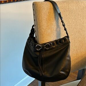 Cole Hann Black Leather Shoulder Bag NWOT